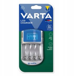 Ładowarka Varta Ładowarka do akumulatorów baterii AA/AAA VARTA LCD 57070 USB 12V sieciowa