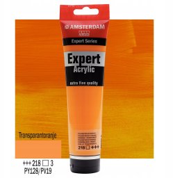 Amsterdam Amsterdam Expert Series Acrylic Tube Transparent Orange 218
