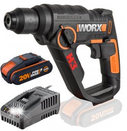 Młotowiertarka Worx Młotowiertarka akumulatorowa WORX WX390.9 20V 1,2J