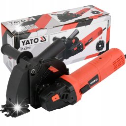 Bruzdownica Yato YATO BRUZDOWNICA ELEKTRYCZNA KĄTÓWKA 1700W 125MM +2 TARCZE DIAMENTOWE