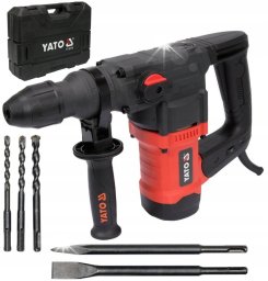 Młotowiertarka Yato YATO MŁOT UDAROWY MŁOTOWIERTARKA SDS PLUS 1100W 4,5J 3 FUNKCJE + AKCESORIA