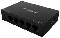 Switch Lanberg SWITCH LANBERG DSM1-1005 5X 1GB/S NIEZARZĄDZALNY GIGABIT ETHERNET DESKTOP 12V(OBUDOWA METALOWA)