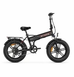 Rower elektryczny Airwheel Składany rower elektryczny ENGWE EP-2 BOOST black juodas 250W