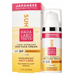 Simply Zen Hada Labo Tokyo, Sun, Hyaluronic Acid, Hydrating, Sunscreen Cream, For Face, SPF 50, 50 ml Unisex