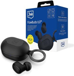 Słuchawki 3MK FlowBuds 6.0 Black