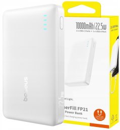 Powerbank Baseus EnerFill FP21 10000 mAh Biały