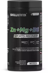 6PAK Nutrition Skill Nutrition - Cynk + Magnez + B6, Sports Recovery, 90 kapsułek
