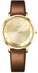 Zegarek Giewont Zegarek Damski Giewont Sapphire Złoty GW4130-A2