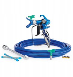 Graco GRACO STANOWISKO MALARSKIE PISTOLET CONSTRACTOR PC + WĄŻ BLUEMAX II 3/16 + DYSZE FFLP 213 FFLP 312
