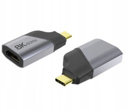 Adapter USB PremiumCord USB-C - HDMI Srebrny (ku31hdmi26)