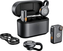 Mikrofon SmallRig Hollyland LARK M2S Combo bezprzewodowy mikrofon krawatowy (Space Gray)