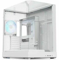 Obudowa Apnx APNX V2 , Tower case white, Tempered Glass x 3