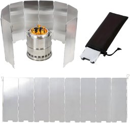 Realne Ceny Osłona Preciwwiatrowa Przeciwietrzna Składana Przegroda Kuchenki Palnika