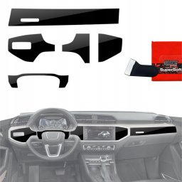 GrizzGlass Folia do wnętrza PianoSkin Glossy do Audi Q3 (2018-2025) [6w1]