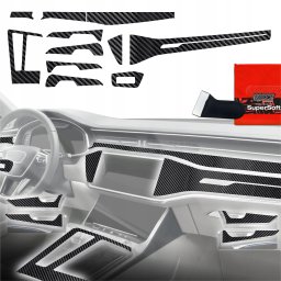 GrizzGlass Folia do wnętrza GrizzGlass PianoSkin Glossy do Audi A6 C8 (2018-2024) [11w1]