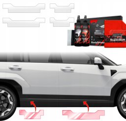 GrizzGlass Folia ochronna na progi GrizzGlass BodyShield do Hyundai Santa Fe (2023-2025) [4w1]