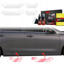 GrizzGlass Folia ochronna na progi GrizzGlass BodyShield do Hyundai i30 Hatchback (2020-2025) [4w1]