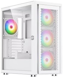 Obudowa SilentWare Silentware Air 100, tower case white, tempered glass