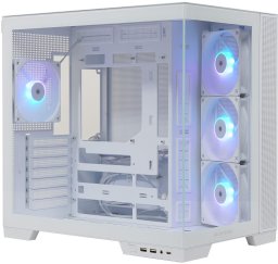 Obudowa SilentWare Silentware View A-RGB, tower case white, tempered glass x2