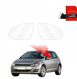 GrizzGlass Folia przeciwdeszczowa na lusterka GrizzGlass ZeroDrop do Volkswagen Golf 7 Hatchback 3D (2012-2020)