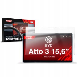 GrizzGlass Folia matowa GrizzGlass CarDisplay Protection do BYD Atto 3 15,6" (2022-2025)