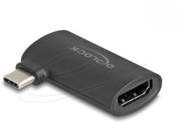 Adapter AV Delock USB Type-C Wtyk do gniazda HDMI (DP Alt Mode) Adapter 4K kątowy