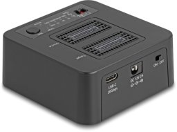 Stacja dokująca Delock USB 20 Gbps stacja dokująca dla 2 x M.2 NVMe PCIe SSD z funkcją klonowania i usuwania