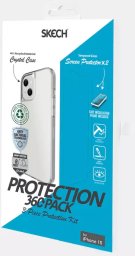 Skech SKECH 360 Protection iPhone 15 szkło+case