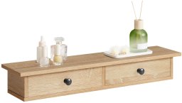 OSKAR Szafka wisząca z szufladami sonoma 65x15x10 cm ścienna do salonu