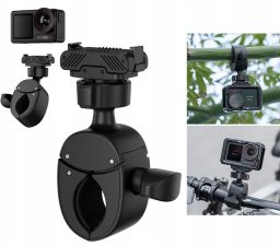 JJC Szybkozłączka Uchwyt Na Kierownicę Imadło Do Dji Osmo 360 Action 5 Pro 4 3 / Hm-oa5