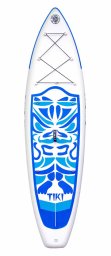 Rebel Active Deska do pływania SUP FunWater SUPFW05B Tiki 3,2m (niebiesko-biała)