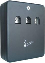 Kosz na śmieci QConnect Popielniczka ścienna Q-CONNECT, 3l, czarna