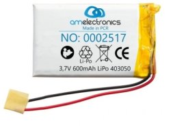 Liter Energy Battery Akumulator 3,7V 600mAh LiPo 403050 (2517)