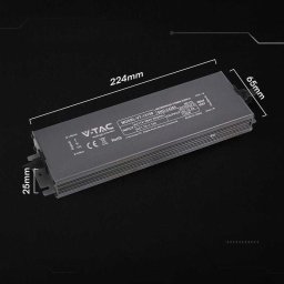VTAC Zasilacz do LED hermetyczny SLIM V-TAC 150W 12V 12.5A IP67 filtr EMI VT-13150