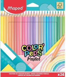 Maped Kredki ołówkowe Colorpeps pastel 24kol MAPED