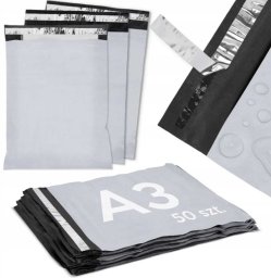 Zenwire Foliopaki Kurierskie 310 x 420 mm 50 szt Foliopak Duże Koperty Foliowe Zenwire A3