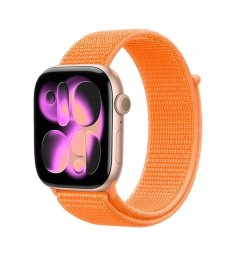 Crong Crong Nylon - Pasek sportowy do Apple Watch 38/40/41/42 mm (Tropical Orange)