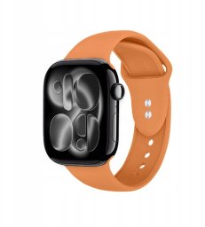 Crong Crong Liquid - Pasek do Apple Watch 38/40/41/42 mm (pomarańczowy)