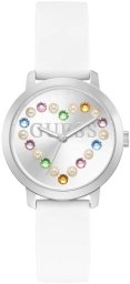 Zegarek Guess Zegarek damski GW0998L1 CYRKONIE biały
