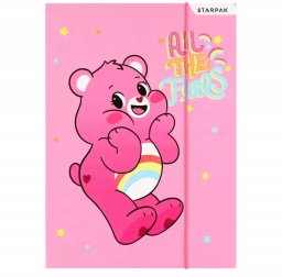 Starpak TECZKA Z GUMKA PAP A4 CARE BEARS MIX2 STK 10/100