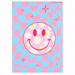 Starpak TECZKA Z GUMKA PAP A4 EMOJI MIX2 STK FOL10/100