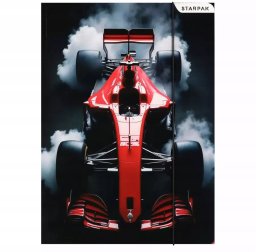 Starpak TECZKA Z GUMKA PAP A4 RACING MIX2 STK FOL10/100