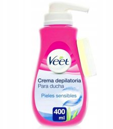 Depilator Veet Krem do Depilacji Dla Skóry Wrażliwej Krem depilacyjny + Gąbka 400ml
