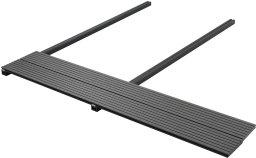 vidaXL vidaXL Deska Tarasowa 4 pcs Szary Kompozyt drewniano-plastikowy