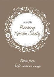 Ramka Edycja Świętego Pawła Pamiątka Pierwszej Komunii Świętej. Panie Jezu...