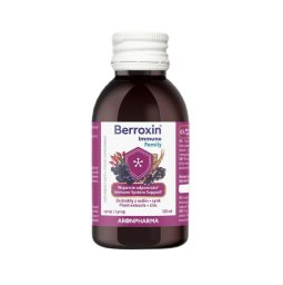 AronPharma AronPharma_Berroxin Immuno Family syrop z czarnego bzu i aronii suplement diety 120ml