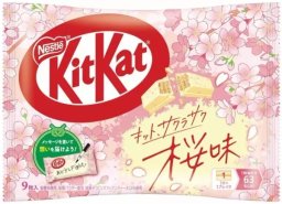 Nestl KitKat Mini Blooming Sakura flavor of cherry blossoms torebka 9 sztuk (104,4g)