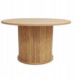 Edaxo Stolik kawowy ryflowany SCAVA, Ø 70 x 40 cm