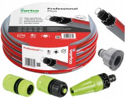 Agaplast Wąż ogrodowy 6 warstw 30m 1/2" Vartco + złączki