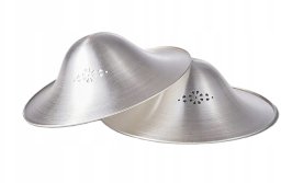 Momcozy 999 Silver Nipple Shield L 2-Pack | Srebrne Osłonki na Sutki | 55mm